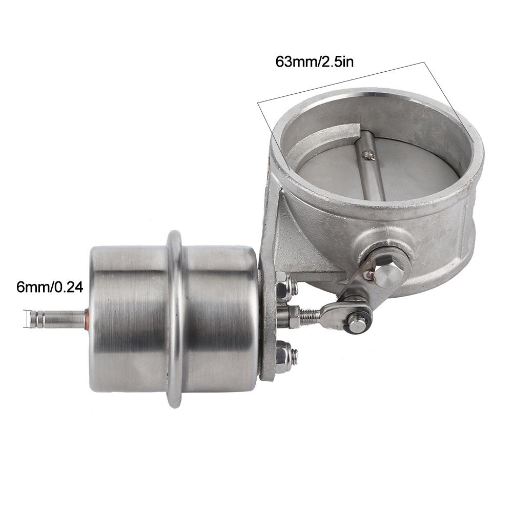 Closed Exhaust Valve Activated Pressure Cutout Dump for Car