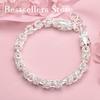 925 Sterling Silver 8-inch Dragon Head Bracelet for Men and Women, Fashionable Chinese Style Accessories, Party Jewelry