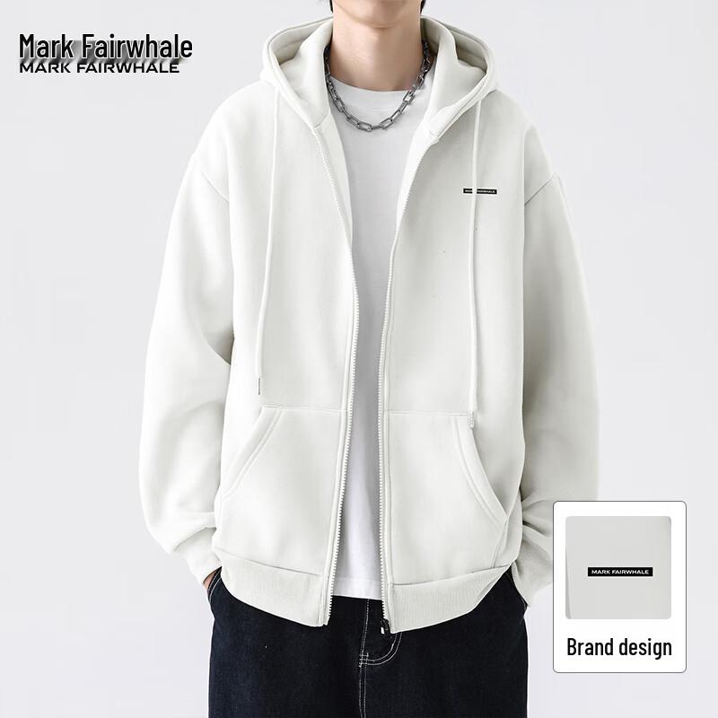 Mark Fairwhale Men's Solid Color Casual Hoodie