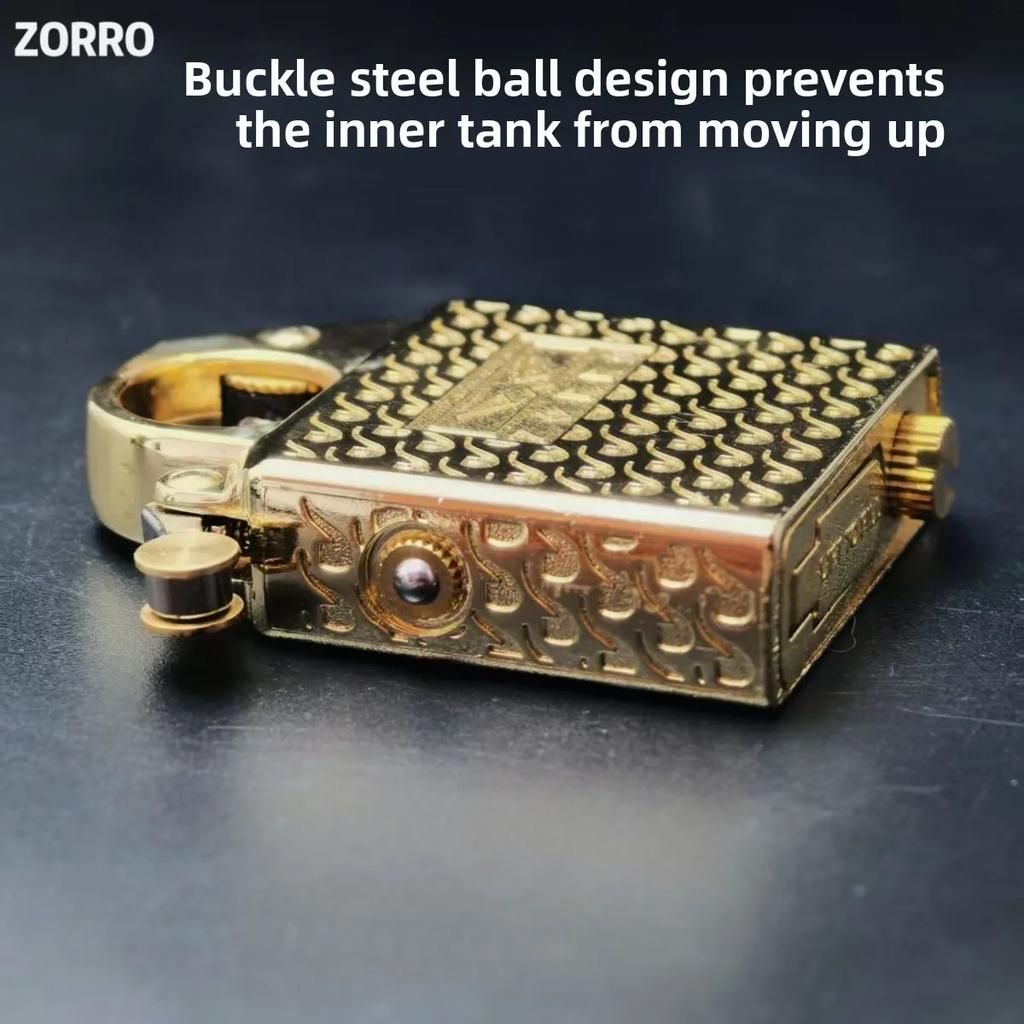 ZORRO Second Generation Upgraded Internal Insert, Sealed and Oil-proof Movement, Can Be Used for Standard Lighter Accessories