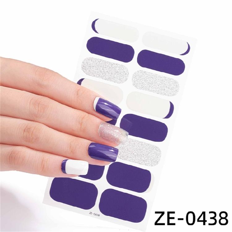 Selbstklebende Maniküre Dekoration Nagelstreifen Mode Nagelaufkleber für Frauen