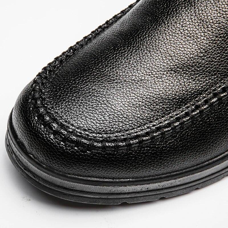 Мужская мягкая кожаная обувь — фото 5