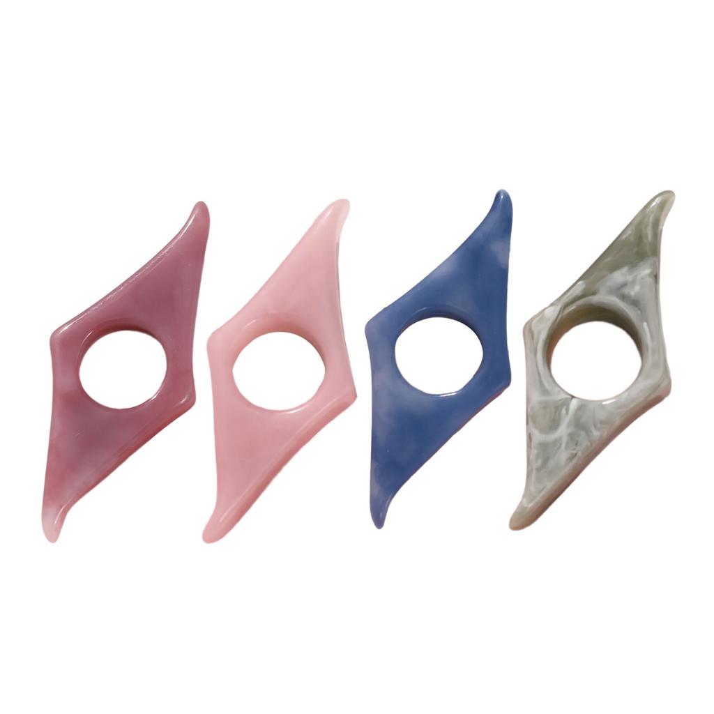 4Pcs Thumb Finger Book Page Holder Resin Book Page Marker Ergonomic Bookmarks Portable Reading Aid for Novels Textbooks