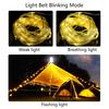 Waterproof Portable Tent Light LED Color String Light Camping Lanterns Light Flashlight Camping String Light Power Banks
