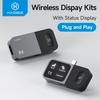 Hagibis Kabelloses USB C Sender und Empfänger Kit HDMI Video Extender Spiegelungs Dongle für Telefon Tablet Laptop Monitor Samsung