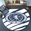 Scotland's Lion Rampant Emblem Round Rug for Livingroom,Bedroom, Palyroom, Chair Rug, Area Rug, Circle Carpet, Fan Christmas Gift