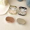 Electroplated Mirror Lens Case Small and Convenient Contact Lens Case Simple Contact Lens Contact Lens Companion Case