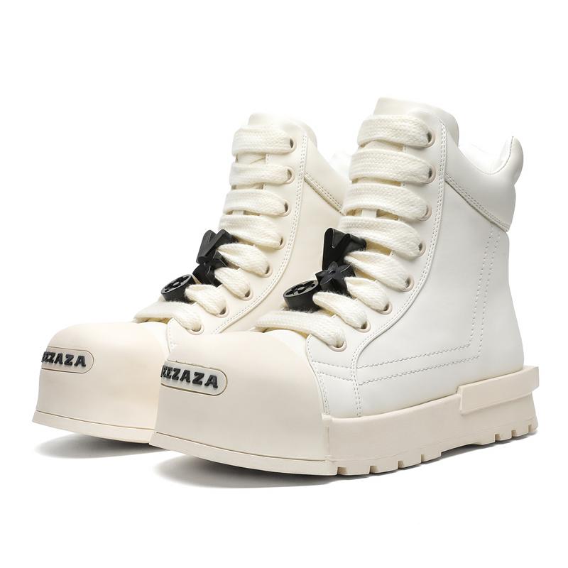 

Черно-белые туфли на высоком каблуке для пары. Модный качественный дизайн, стиль для отдыха, отдыха, моды, вечеринок, повседневные туфли на толстой подошве для молодежи. 44 белый