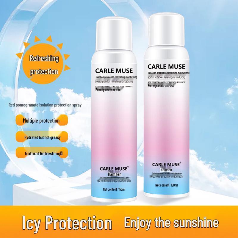 Kamusen Red Pomegranate Protective Waterproof Face and Body Spray Red Pomegranate Isolation Spray