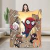 Spidey And His Amazing Friends Blankets  Super Soft Funny Plush Throw Blanket For  Chair Sofa Bed Flannel Bedspread Bed Cover