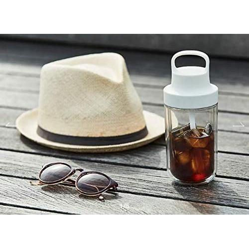KINTO Too Go Bottle 360ml Light Blue with Straw Lightweight Water Bottle Dishwasher Safe Double Structure 20063