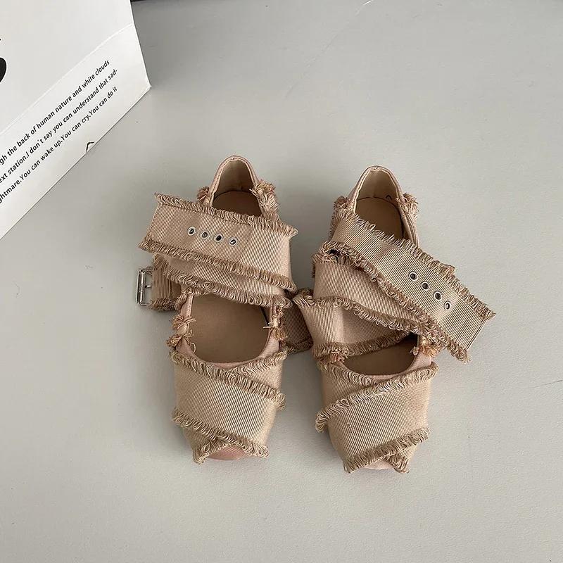 Fashion Comemore Cross Strap Women Ballet Flats Shoes Fashion Shallow Square Toe Spring Autumn Ladies Comfort Soft Sole Ballerina Shoes