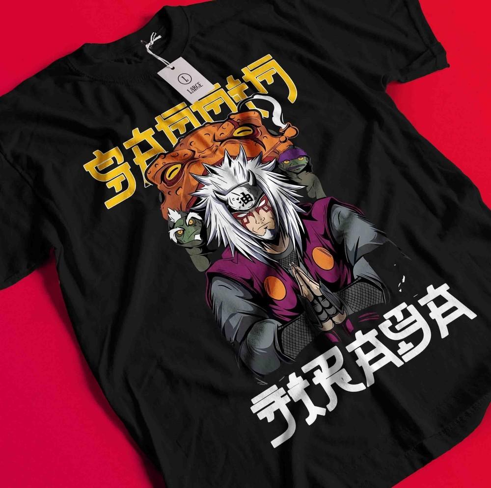 Jiraya T-Shirt Naruto Tshirt Tsunade Shirt Madara Kakashi Itachi Pain Rock Lee BB1032