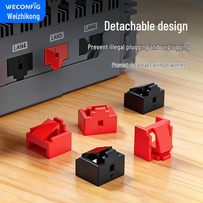WECONFIG RJ45 Ethernet Port Lock and Dust Plug