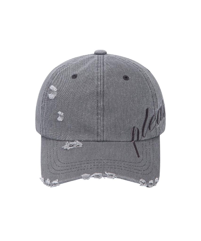 Peullijeunopallou Ran Distressed Cap (Grey)