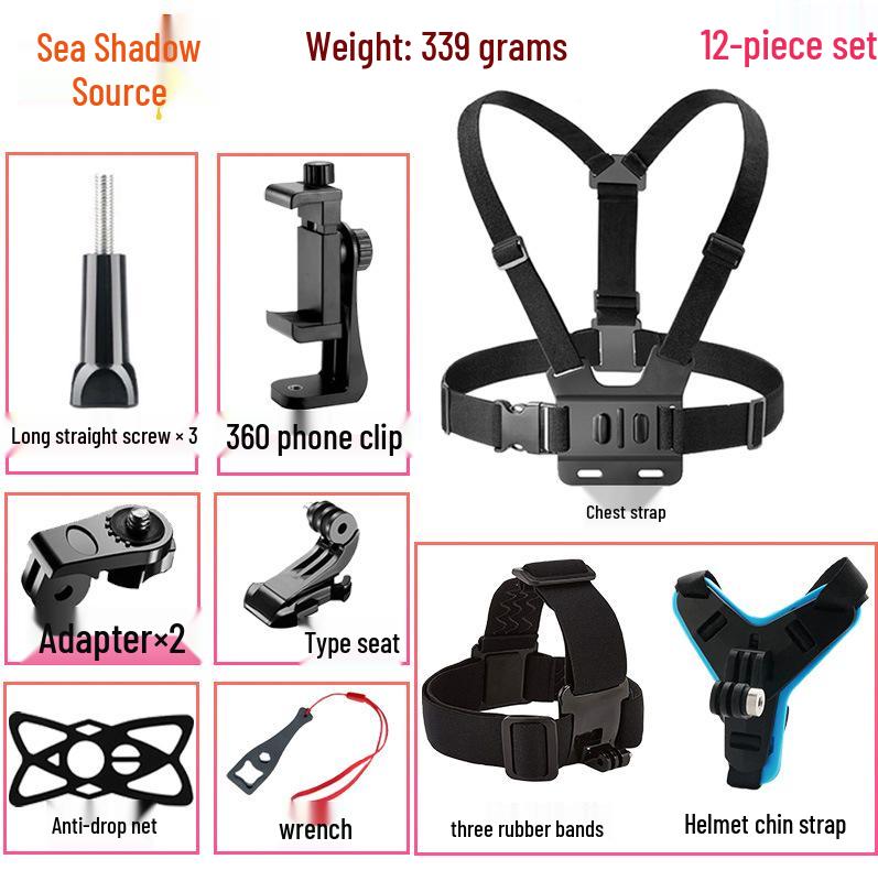 GoPro13 Chest Mount Camera and Phone Holder for Outdoor Activities