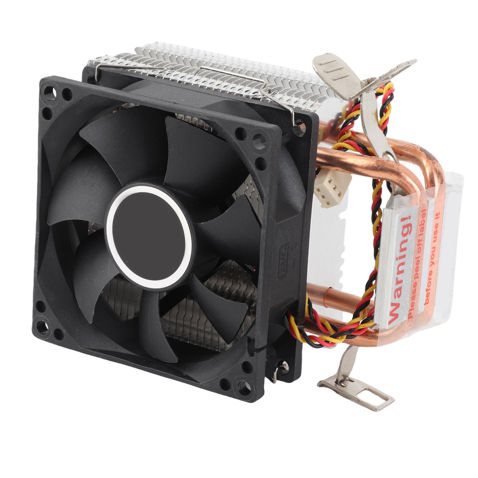 

Кулер для ЦП ПК Одинарный Тихий Вентилятор 2 Медные Трубки Охладитель для Компьютерного Корпуса