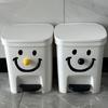 New Smile Clown Trash Can: Large Capacity Foot Pedal Bin with Lid, Stylish Design for Home, Bedroom, Living Room, and Kids' Room