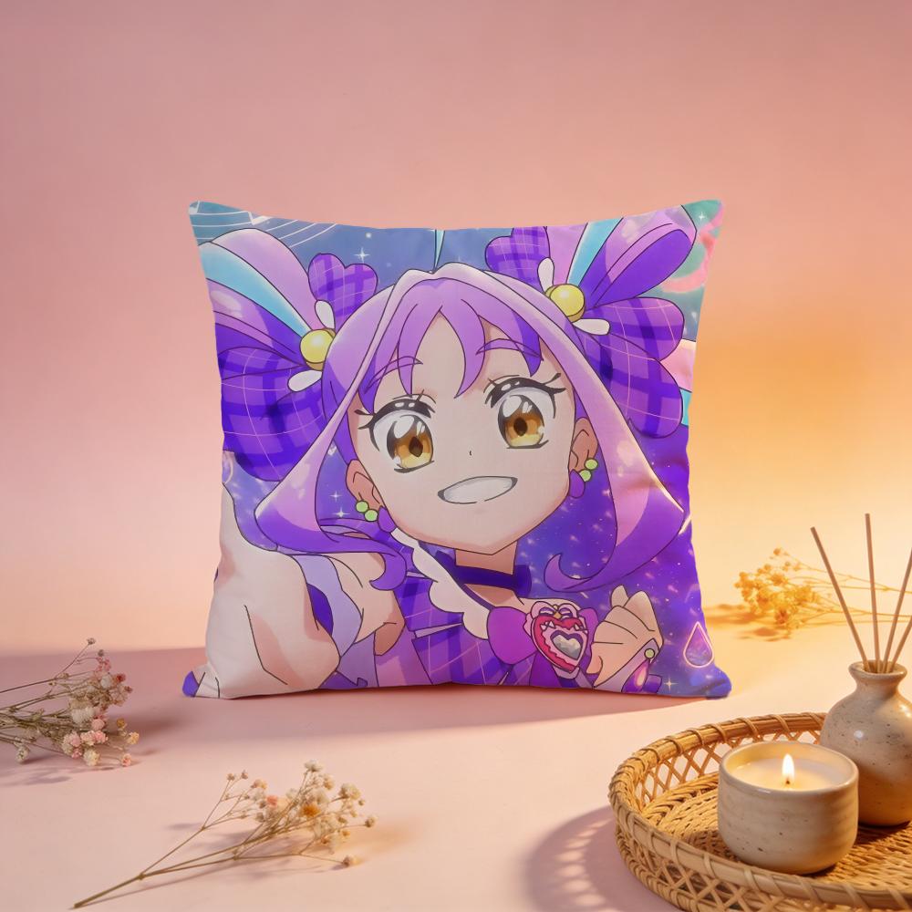 Hot YYYou and Idol Pretty Cureed Cushion Cover Comfortable Durable Pillow Cover MultiScene for Home Office Car Sofa