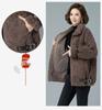 2024 Stylish Women's Shearling Coat - Versatile Lambswool Fleece Jacket for Autumn and Winter