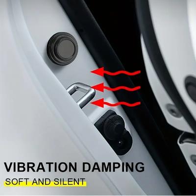 10pcs Universal Car Door Anti-Collision Gasket-Thickened Shock Absorbing Buffer Cushion for Enhanced Protection and Decoration
