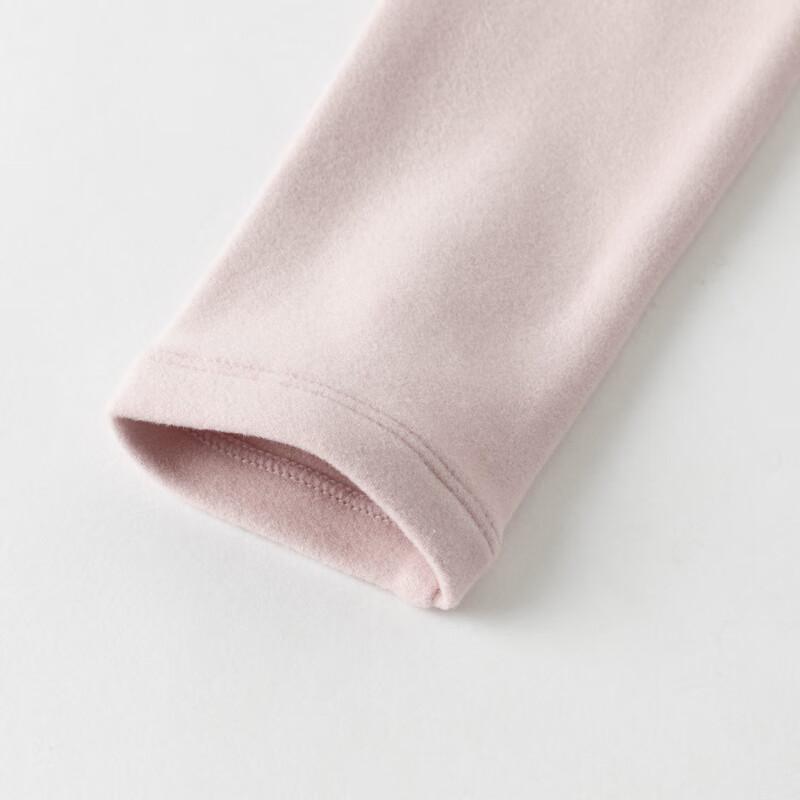 Girls' High-Neck Antibacterial Long-Sleeve Base Layer Top