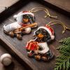 Dog Lover Holiday Advent Gifts 2026 Dachshund Calendar, 24 Days Acrylic Baseball Figures Theme Party Supplies Christmas Countdown Collectible Cartoon