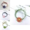 Stylish Ins Women Daisy Hair Rope Featuring Korean Rubber Band And High-elastic Design