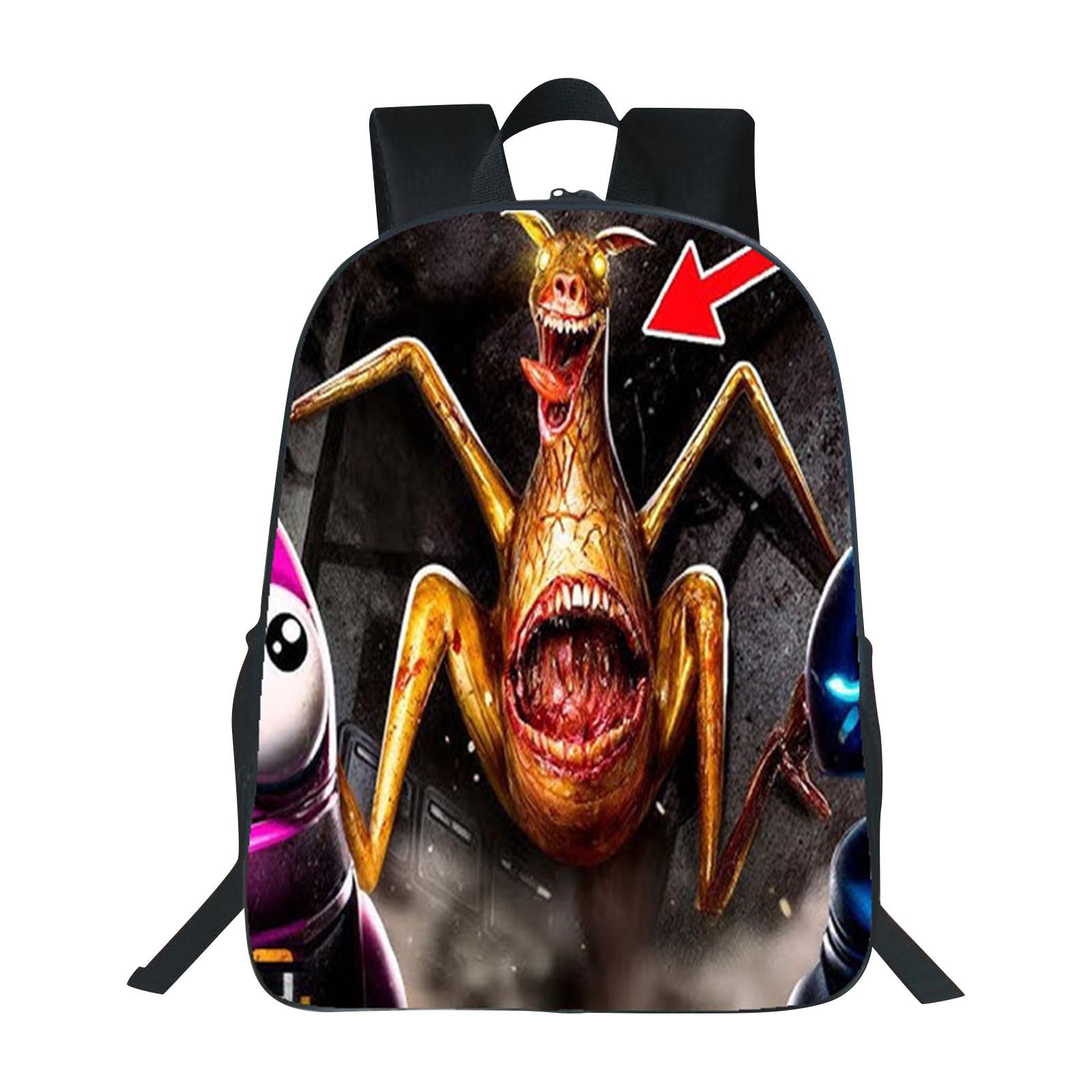 

Большая вместимость, многофункциональный игровой периферийный печатный рюкзак для школьников 40 см One Size