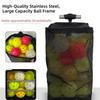 Retractable Pickleball Picker Large Capacity Ball Retriever New Ball Collector  Outdoor Court