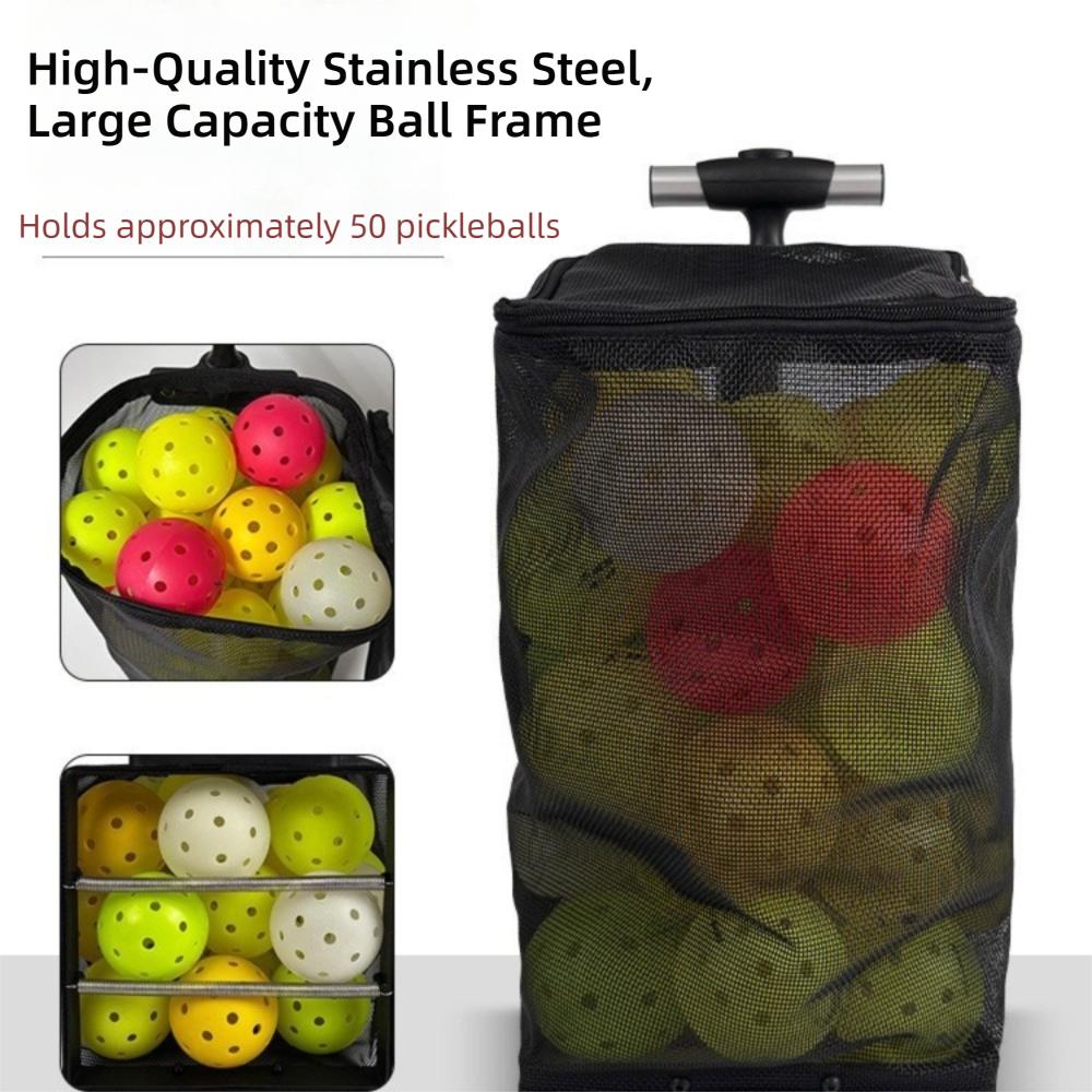 Retractable Pickleball Picker Large Capacity Ball Retriever New Ball Collector Outdoor Court