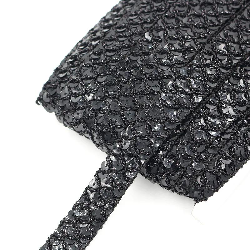 5/10M 20mm Spīdīgu mežģīņu apmale Pīta lente Dekorācija Lentes Cosplay skatuves kostīmi DIY cepure Bagāža Šūšanas piederumi