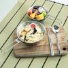 Stainless Steels Cups Plates Forks Spoons Camping Cutlery Set Outdoor Cooking Tableware with Plates Bowls Easy to Use