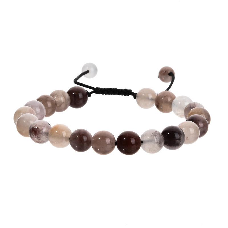 Leisure and Fashion Series Hand Chain Natural Stone Jade Mix and Match Weaving Bracelet Ornaments Gift