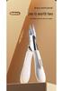 Multi-Functional Angled Stainless Steel Ingrown Nail Pliers for Thick Toenails