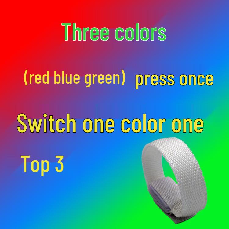 Customizable LED Fluorescent Flashing Wristband - Event Cheering Gift