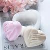 Top Quality Love Hand in Hand Candle Mold Gypsum Grinding Tool Heart Shaped Chocolate Wedding Cake Candle Silicone Mold
