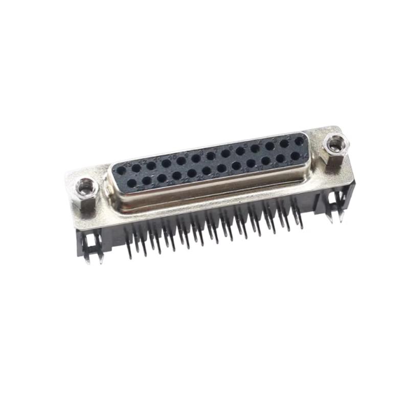 DLGYP DR25 Bent-Pin PCB Solder Female Connector