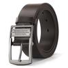 Adjustable Waist Belt Simple Design PU Leather Pin Buckles Belt For Men And Teens Casual Outfit Jeans Pants Waistband