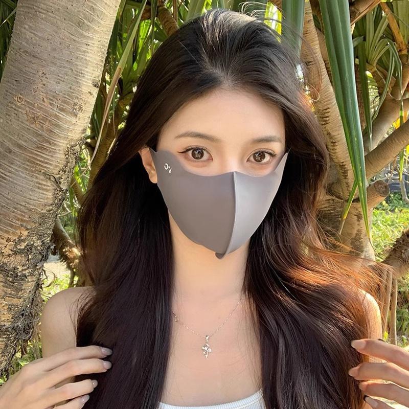 Sun Protection Face Mask For Men Reusable Breathable Uv Face Shield Solid Color Washable Face Mask Summer Cycling Face Mask