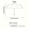 1 PC Automatic Folding Umbrella - Portugal National Football Logo Pattern, Portable & Foldable Design with 8 Ribs, Christmas Birthday Gifts