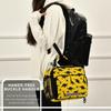 Dinosaur Animal Print Yellow Lunch Box Boys, Lunch Bag for Kids School Insulated Tote Bag Cooler Tote with Adjustable Shoulder Strap for Girls