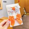 New 2Pcs Children's Bow Flower Hair Clips Korean Girls Side Bangs Hair Clips Sweet Girls Cute Headwear