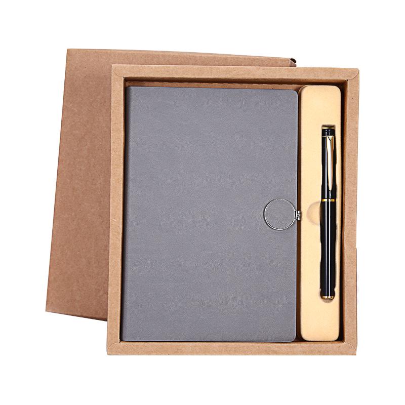 Quaderno A5 Business Spot: Pelle Creativa con Fibbia Magnetica, Carino Design Coreano, Logo Personalizzabile, Scatola Regalo Inclusa.