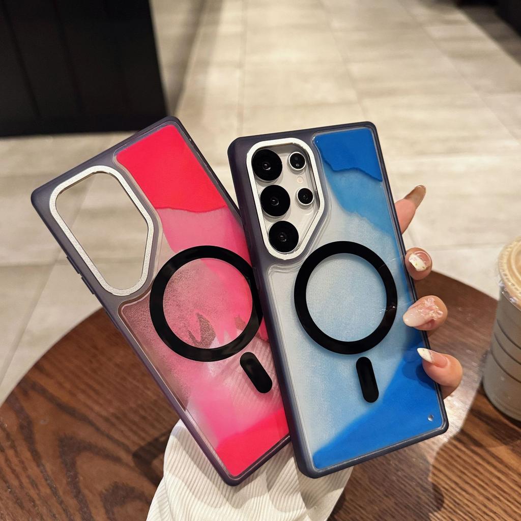 Luminous Quicksand Samsung S11Ultra Magnetic Mobile Phone Case Soft Edge Hard Back Plate S11 Hot-selling Protection