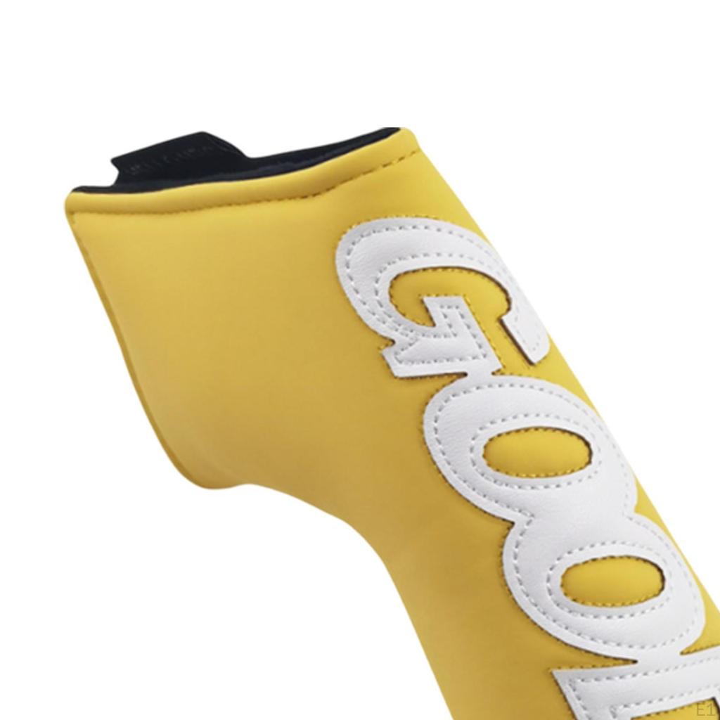 Golf Blade Putter Head Cover Schläger Schutzhülle Modische Plüschfutter-Wrap Sleeve für