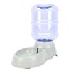 Dog Water Bowl Dispenser 3.8L Large Capacity Anti Tip Automatic Gravity Pet Waterer for Dogs Cats Indoor Outdoor Water