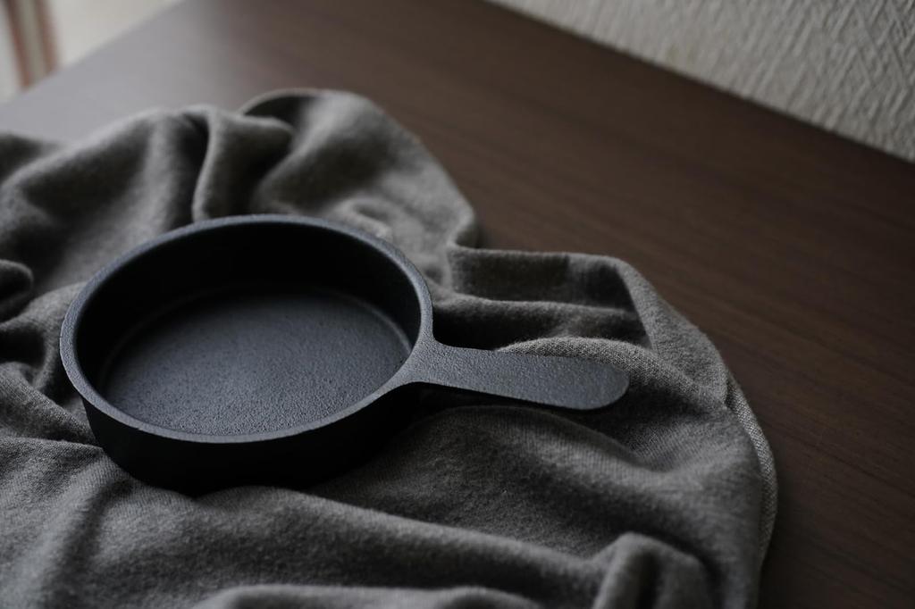 Ikenaga Iron Works Iron One Gas Made in Tetu Pot, Hand, 14cm, Fire/IH Compatible, Japan,