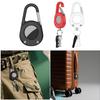 Holder Case for AirTag Anti-Lost Protective Cover with Keychain Carabiner Outdoor GPS Tracker Secure Holder for Keys Backpack
