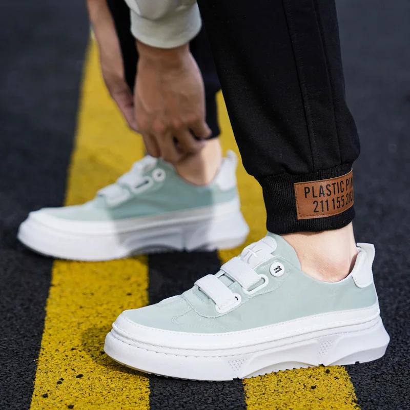 Fashion Latest men's casual and comfortable lightweight canvas shoes for spring and autumn youth outdoor running sports shoes sneakers